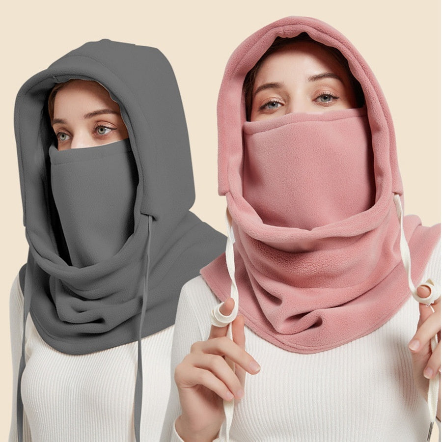 Women's Winter Scarf Mask Integrated Balaclava