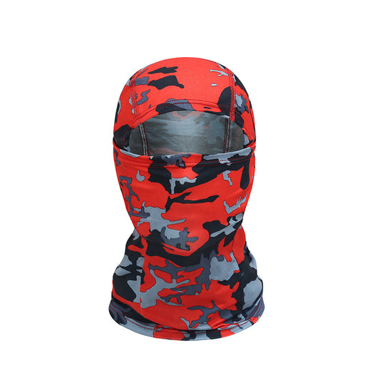 Outdoor Cycling Camouflage Hood Sun Protection Balaclava