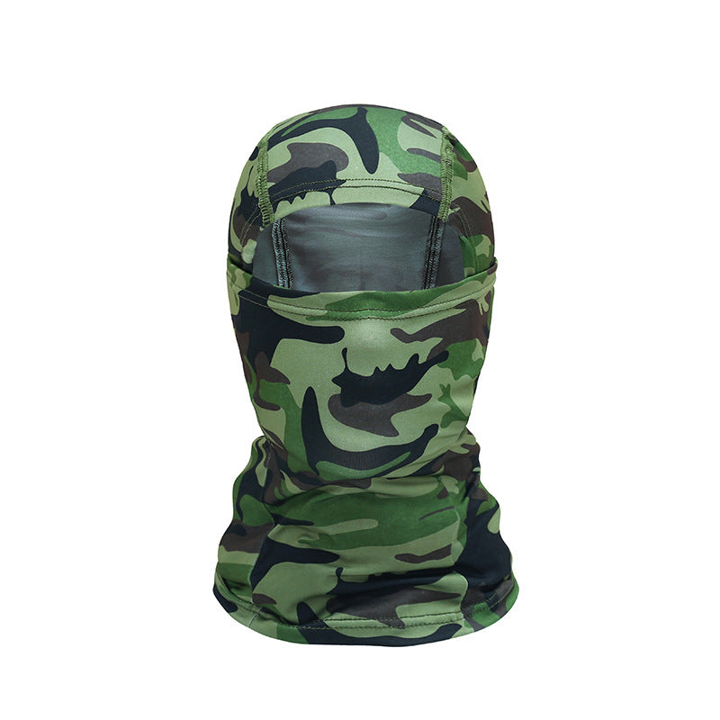 Outdoor Cycling Camouflage Hood Sun Protection Balaclava
