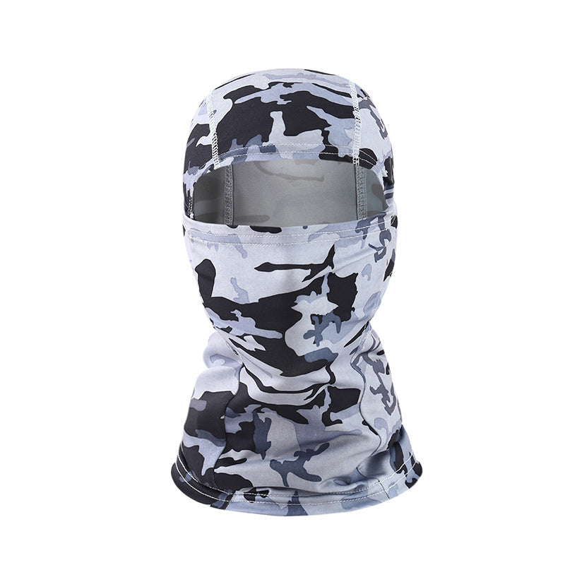 Outdoor Cycling Camouflage Hood Sun Protection Balaclava