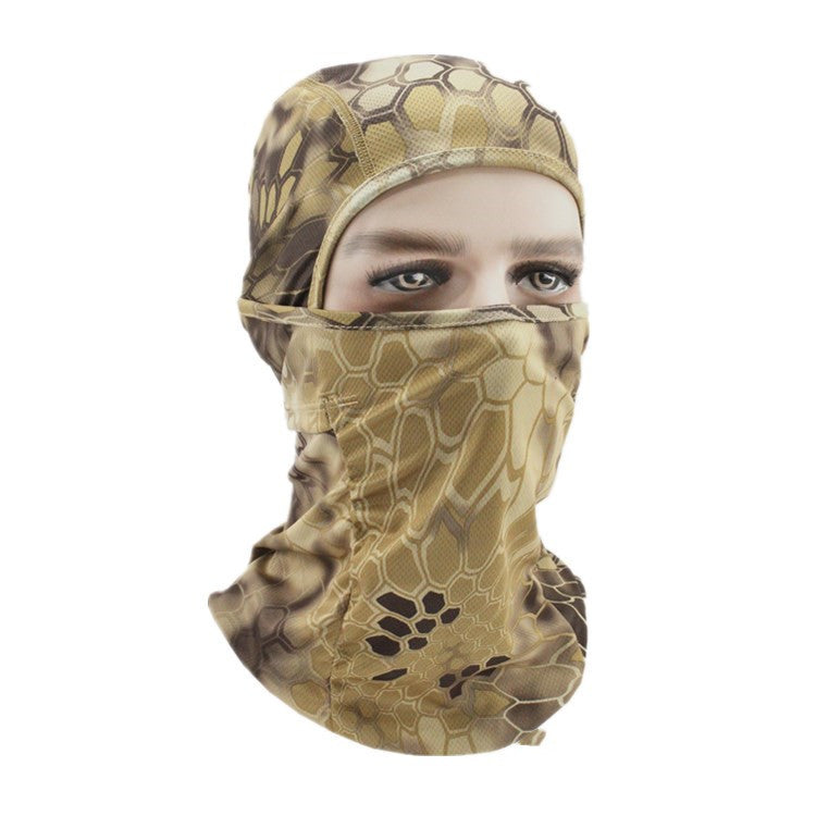 Python Pattern Balaclava With Sun Protection