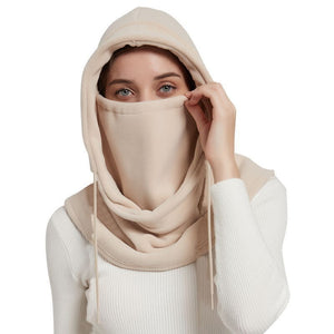 Women's Winter Scarf Mask Integrated Balaclava