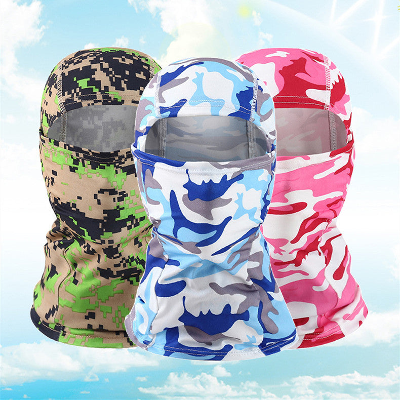 Outdoor Cycling Camouflage Hood Sun Protection Balaclava