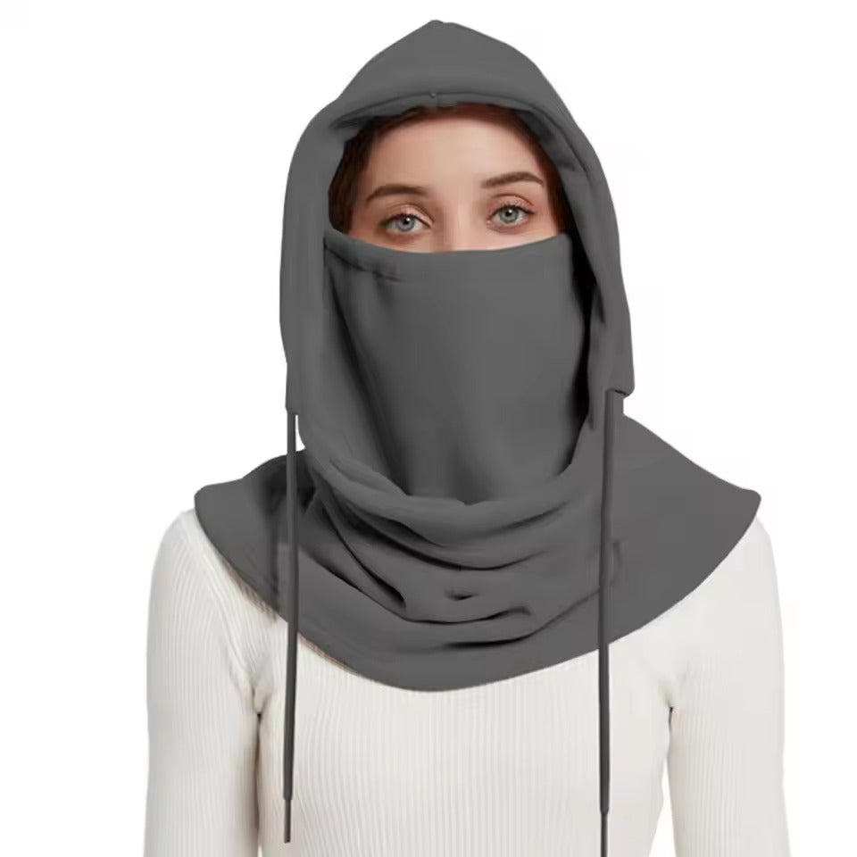Women's Winter Scarf Mask Integrated Balaclava