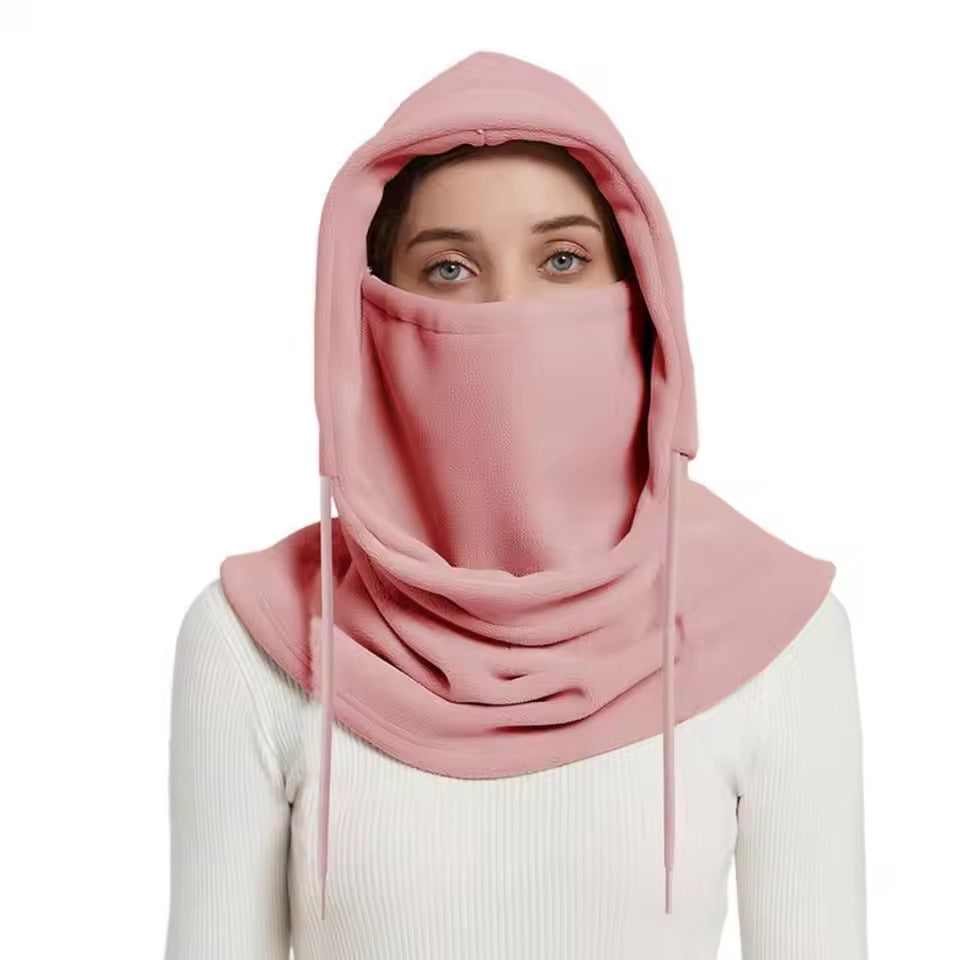 Women's Winter Scarf Mask Integrated Balaclava