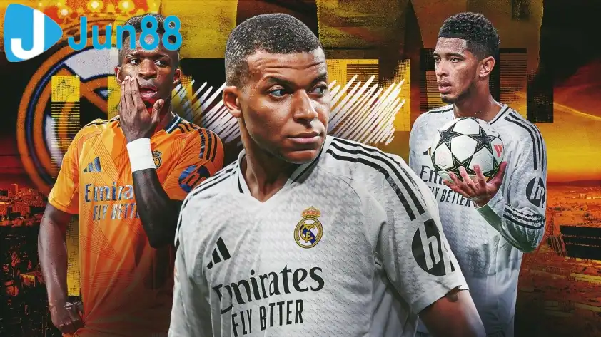 Mbappe đang làm lu mờ Bellingham và Vinicius (ảnh: GOAL).